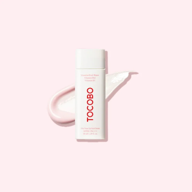 ضد آفتاب ویتامینه توکوبو مدل Vita Tone Up با SPF50
