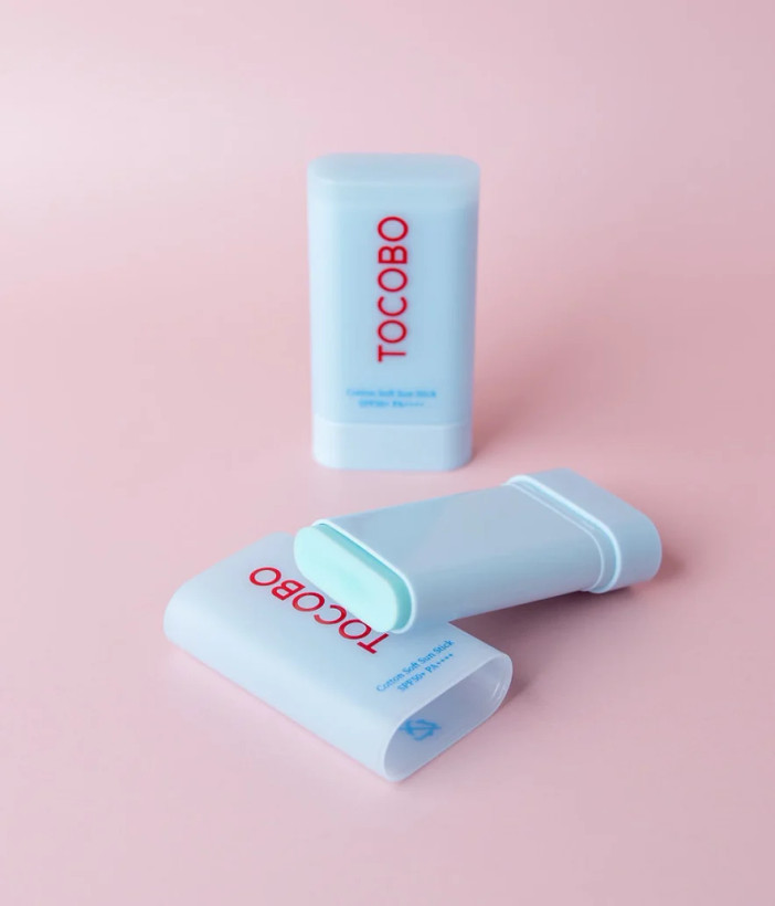 ضد آفتاب استیکی توکوبو اصل با SPF 50 حاوی عصاره پنبه کتان