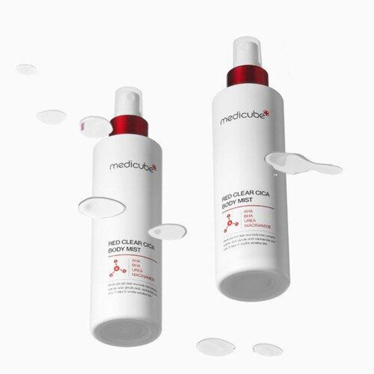 اسپری میست ضد جوش بدن مدی کیوب مدل Red Clear Cica