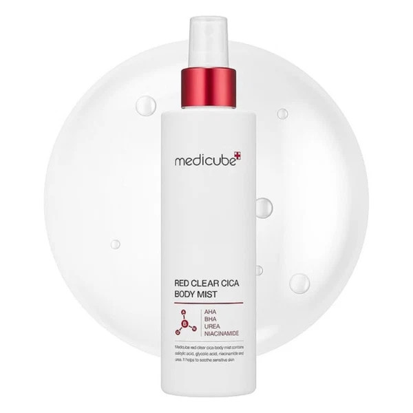 اسپری میست ضد جوش بدن مدی کیوب مدل Red Clear Cica